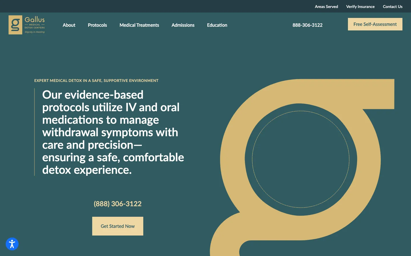 Gallus Detox homepage