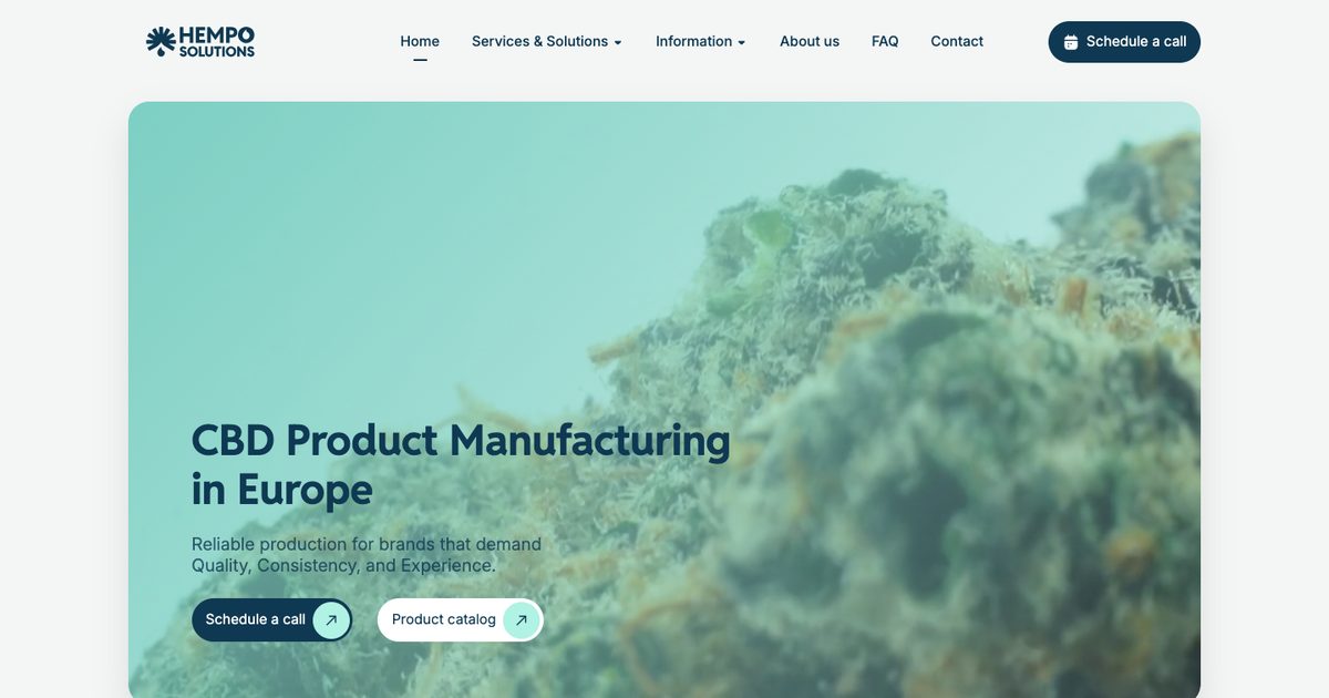Hempo Solutions website