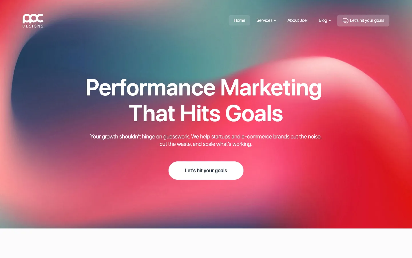 PPC Designs homepage