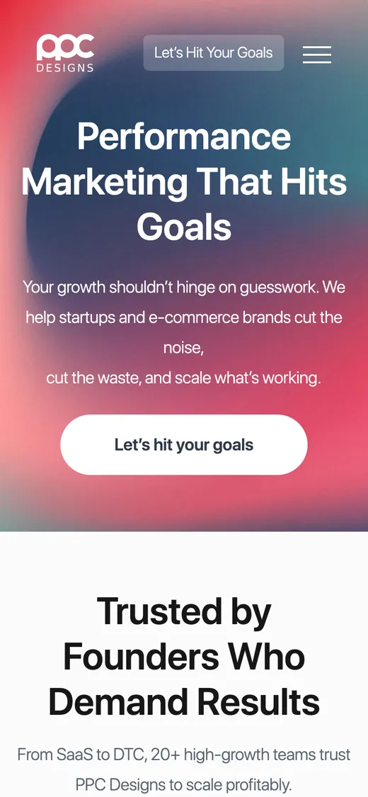 PPC Designs on a phone