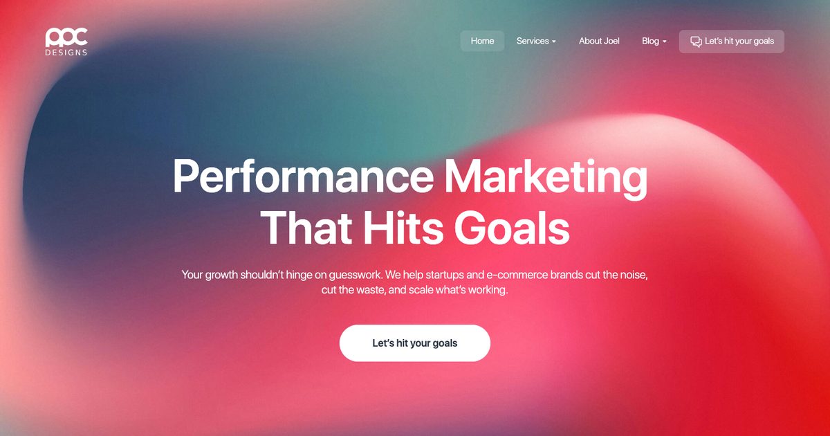 PPC Designs website