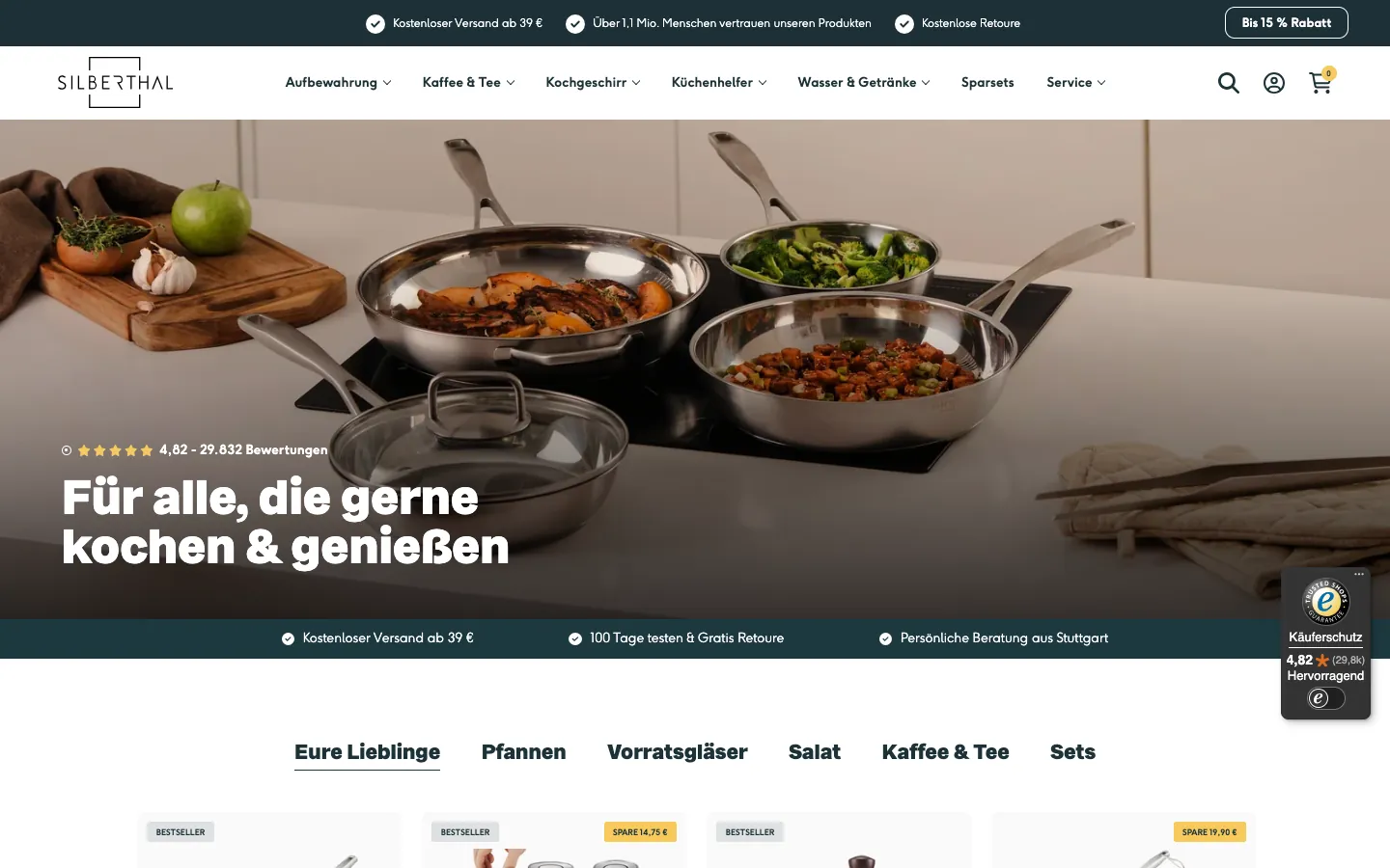 Silberthal homepage