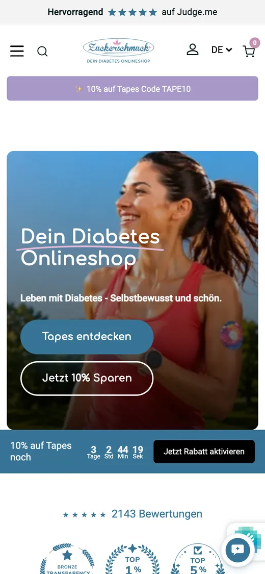 Zuckerschmuck on a phone