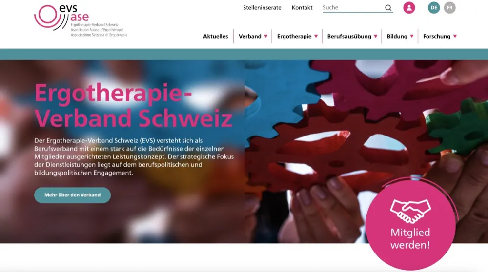 Ergotherapie-Verband website